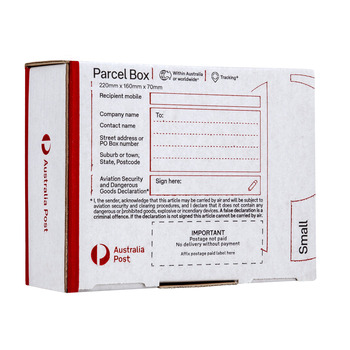 Parcel Box Small (220 x 160 x 70mm) – 20 Pack product photo