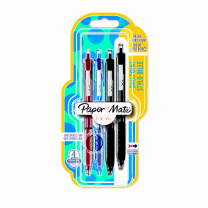 PaperMate InkJoy 300RT Ballpoint Pen Assorted – 4 Pack product photo