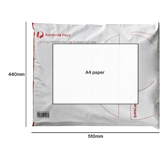 MyPost Business Flat Rate Satchel Extra Large – 10 Pack product photo Internal 2 DETAILS