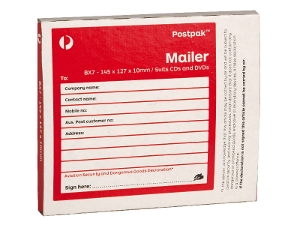 Mailing Box BX7 CD Mailer (145 x 127 x 10mm) product photo