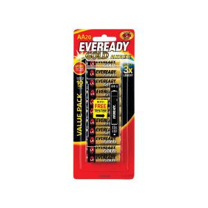 Eveready Gold AA Batteries 20 Pack product photo
