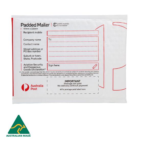 Padded Mailer PM1 (151 x 229mm) – 100 Pack product photo Internal 1 DETAILS