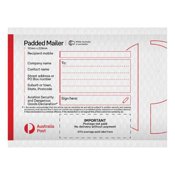 Padded Mailer PM1 (151 x 229mm) – 100 Pack product photo Internal 2 DETAILS