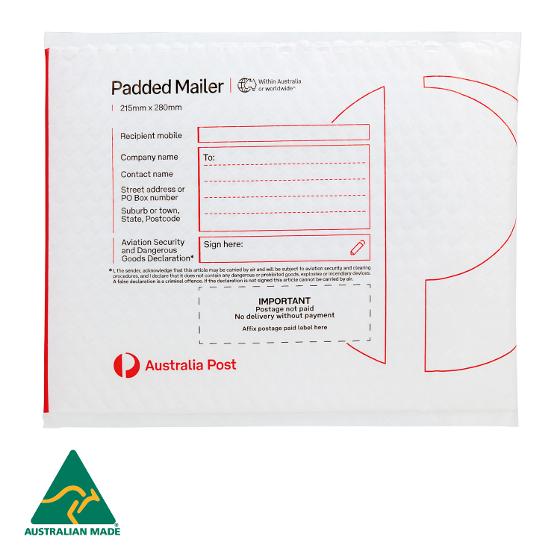 Padded Mailer PM2 (215 x 280mm) – 100 Pack product photo Internal 1 DETAILS