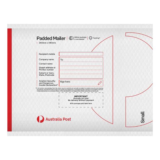 Padded Mailer Small (240 x 340mm) – 100 Pack product photo Internal 2 DETAILS