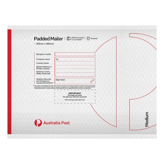 Padded Mailer Medium (265 x 380mm) – 100 Pack product photo Internal 2 DETAILS