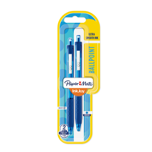 PaperMate InkJoy 300RT Ballpoint Pen in Blue – 2 Pack product photo