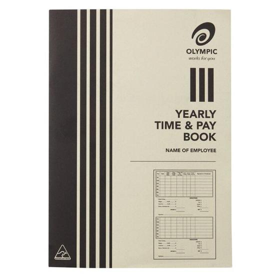 Olympic Yearly Time & Pay Book product photo Internal 1 DETAILS