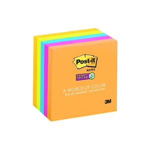 Post-It Super Sticky Recycled Notes 'Rio De Janiero' 5 Pack product photo