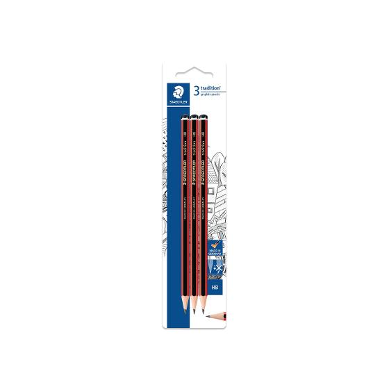 Staedtler Tradition Graphite Pencils HB &ndash; 3 Pack product photo Internal 1 DETAILS