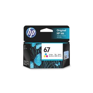 HP 67 Tri-Colour Ink Cartridge product photo