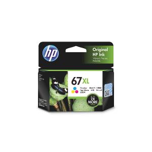 HP 67XL Tri-Colour Ink Cartridge product photo