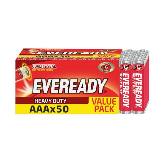 Eveready Heavy Duty AAA Batteries &ndash; 50 Pack product photo Internal 1 DETAILS