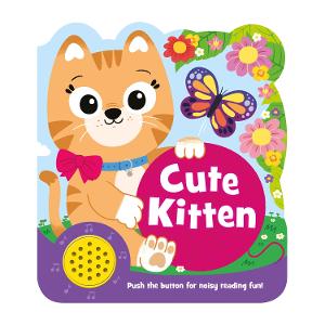 Shaped Sound Book – 'Cute Kitten' product photo