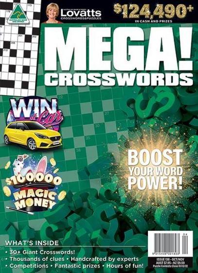 Lovatts MEGA! Crosswords® Magazine - 12 Month Subscription product photo Internal 1 DETAILS