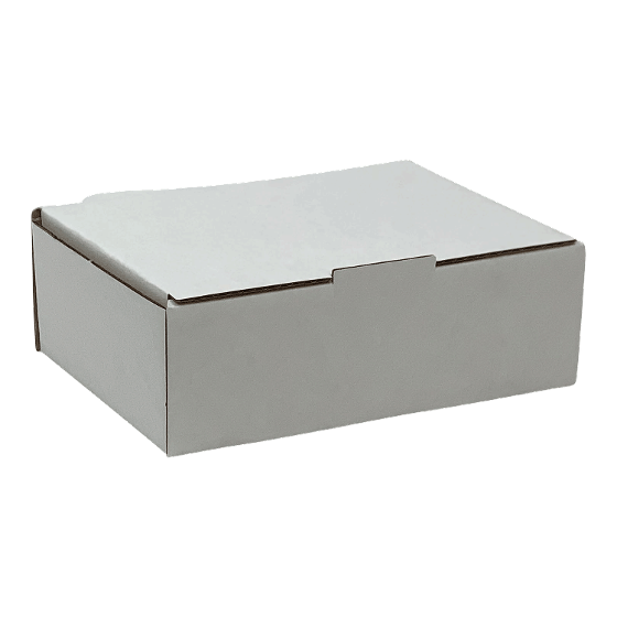 Custom Mailing Box BX1 (220 x 160 x 77mm) – White product photo Internal 1 DETAILS