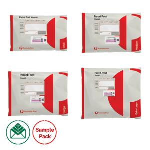 Parcel Post Prepaid Satchels – Sample Pack product photo