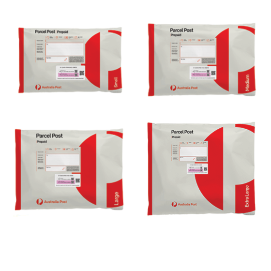 Parcel Post Prepaid Satchels – Sample Pack product photo Internal 3 DETAILS